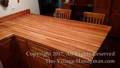 Butcher block island counter top 