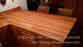 Butcher block top on kitchen island